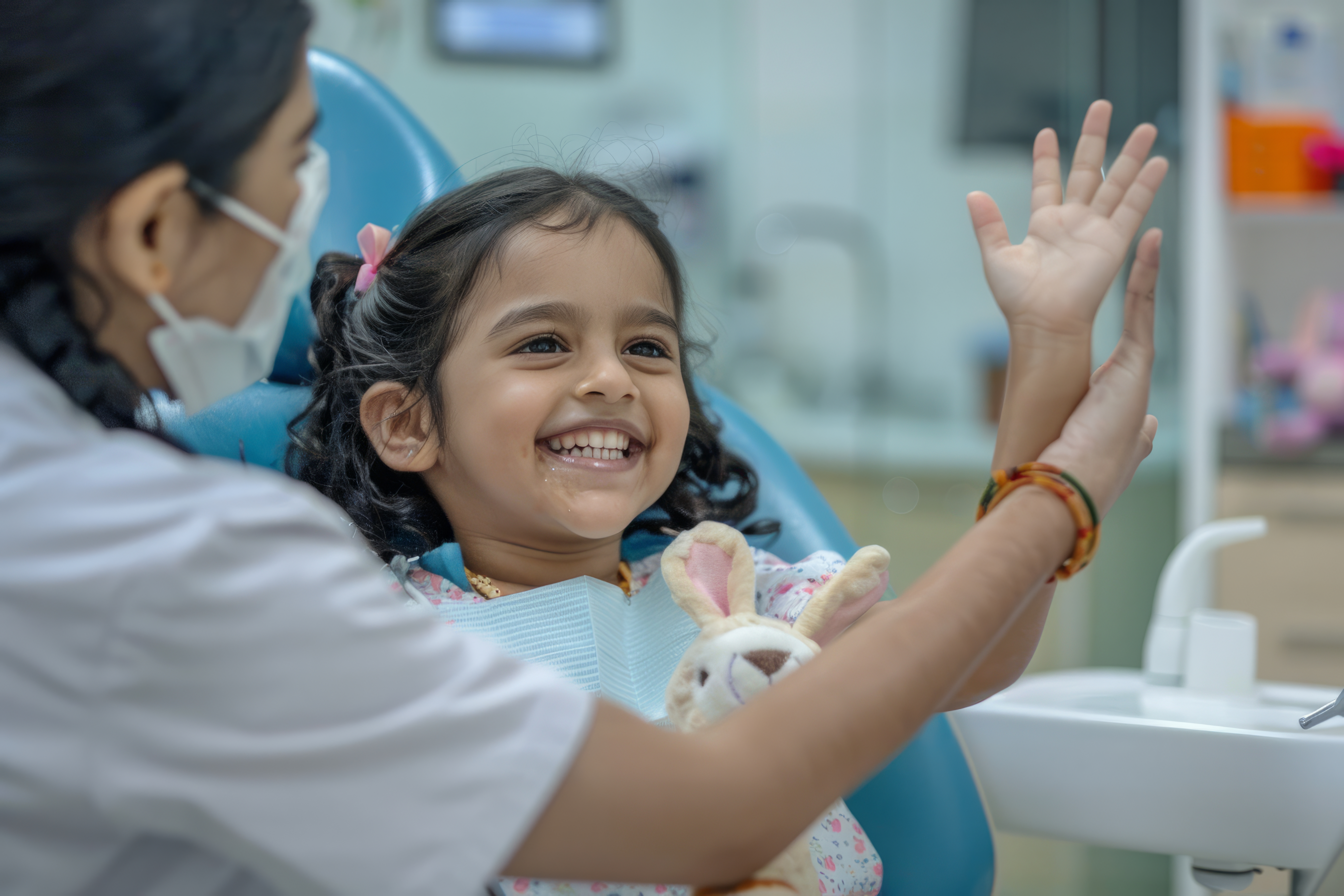 Kids dentistry checkup